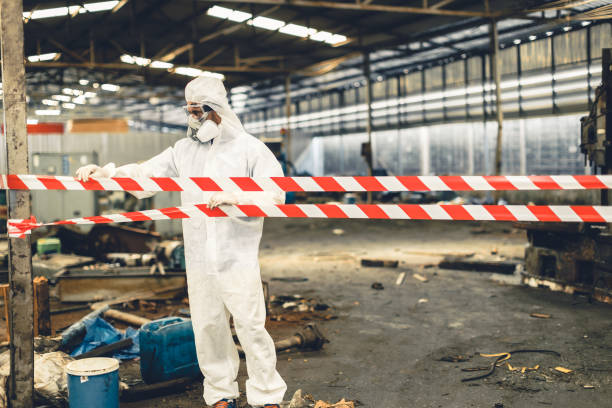 Professional Biohazard technician working in Huntington Station, NY